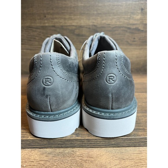 NWB Rockport Mens Charlee Wingtip Oxfords Gray Leather 9M - Picture 5 of 11